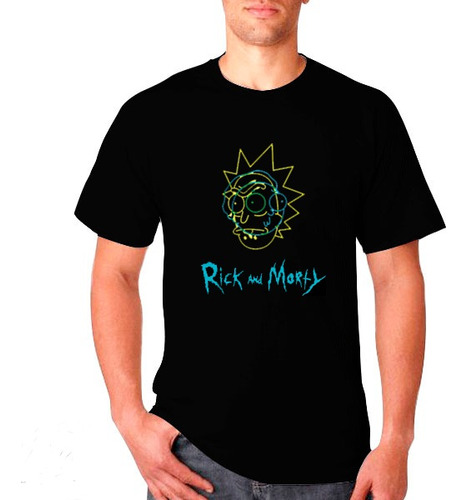 Poleras Estampadas Con Diseño Ricky And Morty -