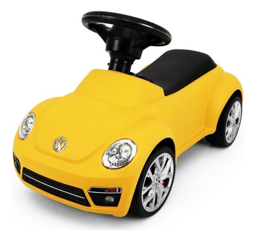 Buggie Para Niños Amarillo  Tipo Auto Vw New Beetle