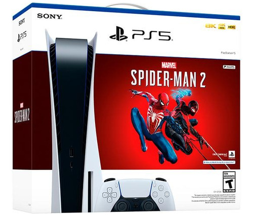 Playstation 5 Ps5 1tb Slim Lectora Disco Spiderman-2 
