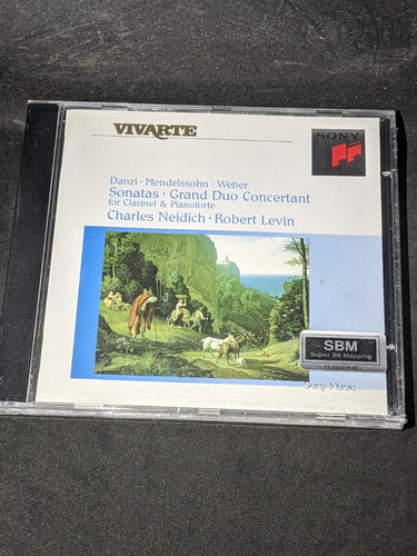 Cd Danzi Sonatas  Neidich  Levin  Vivarte       Supercultura