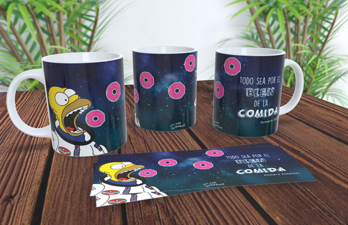 Plantillas Para Sublimar Tazas De Los Simpson.