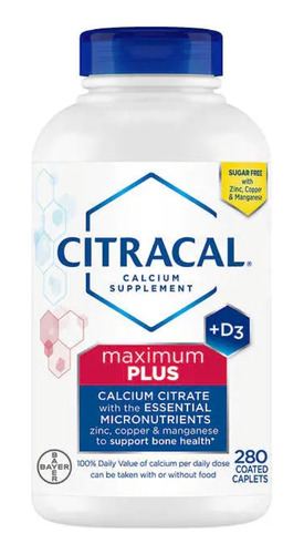 Citracal Maximum + Citrato De Calcio + D3 280 Tablets Oferta