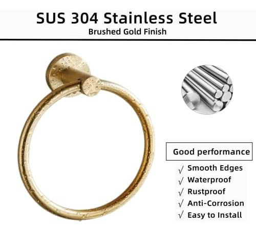 Set Accesorios De Baño Nestling Gold