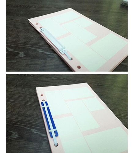 Sujetadores De Clips De Carpeta 2 Piezas