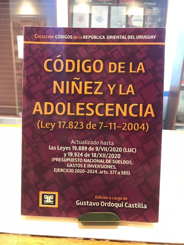 Código De La Niñez Y Adolescencia 2021