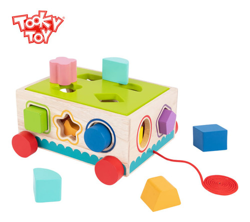 Tooky Toy Juego Didactico De Madera Encastre