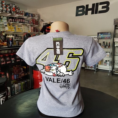 Camiseta Feminina Baby Look Mescla - Valentino Rossi Ref.226