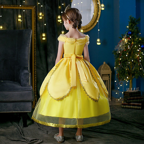 La Bella Y La Bestia Vestido De Princesa De Belleza Vestido