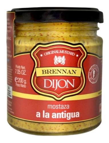 Mostaza De Dijon Brennan Crema A La Antigua X200g