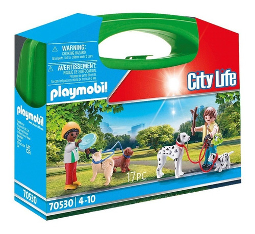 Playmobil 70530 Niños Jugando C Mascotas Maletín En Stock!!