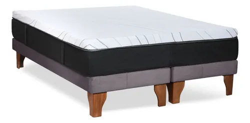 Cama Europea Zen Top Spring Visco Tela Super King