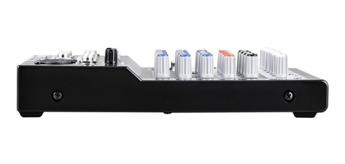 Imagen 5 de 6 de Consola Mixer Pro Bass Pl804 Usb 6 Can Phantom Usb Xlr