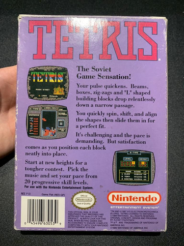 Tetris Nintendo Nes #2 (Usado)