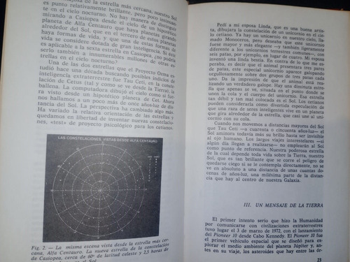 Libro La Conexión Cósmica Carl Sagan Tapa Dura