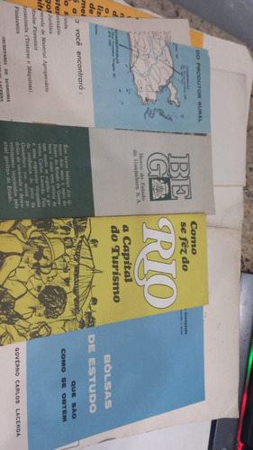 13 Folders Do Governo Carlos Lacerda Na Guanabara 1960-1964
