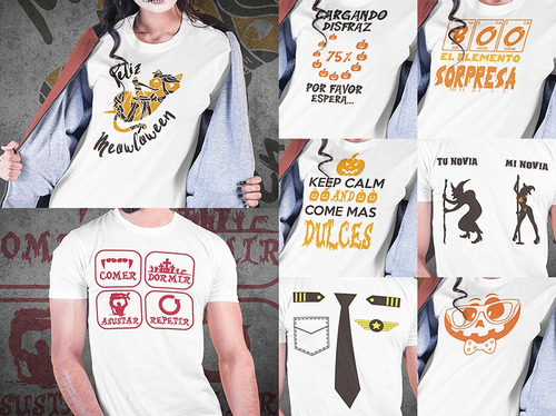 Pack Vectores Halloween Vol 3 Ai Eps Cdr Sublimacion