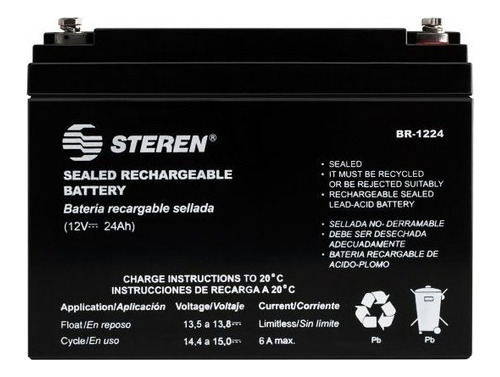 Bateria Pila Recargable 12v 24 Ah Para Carritos Electricos