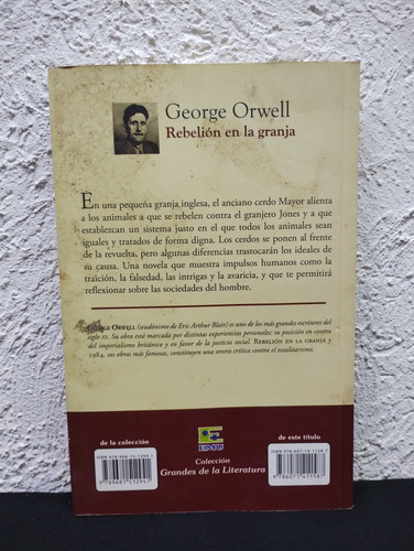 Rebelión En La Granja George Orwell 1° Edición Año 2014 (Usado)