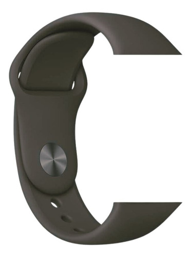 Pulseira Sport Compatível Com Smartwatch W68+ Ultra Series 8 Cor Chumbo