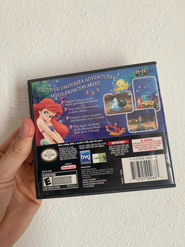 The Little Mermaid Ariels Undersea Adventure Nintendo Ds (Usado)