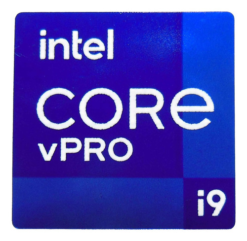 Sticker Logo Intel I9 Vpro