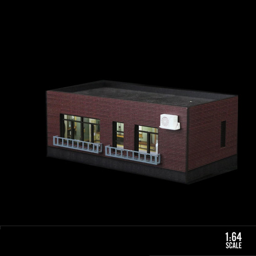 Diorama De Construcción De Casa Modelo A Escala Ho 1/64, B