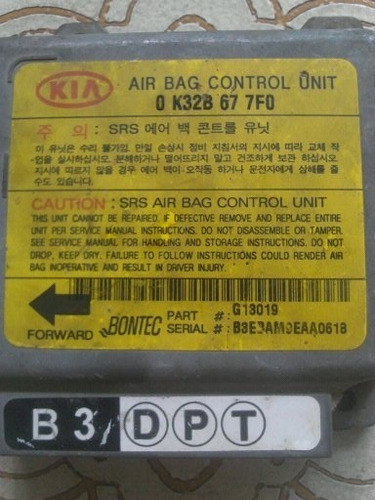 Unidad De Comtrol De Air Bag De Kia Sephia Año 2000 A 2003 