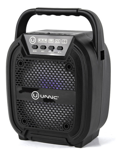 Imagen 3 de 5 de Parlante Unnic Soundflow Fm Uc-sp24 Portátil Con Bluetooth Negro 220v