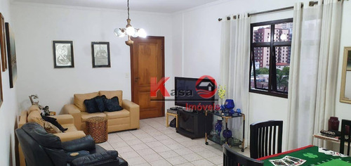 Imagem 3 de 20 de Apartamento Com 3 Quartos/1 Suíte À Venda, 109 M² Por R$ 640.000 - José Menino - Santos/sp - Ap9471