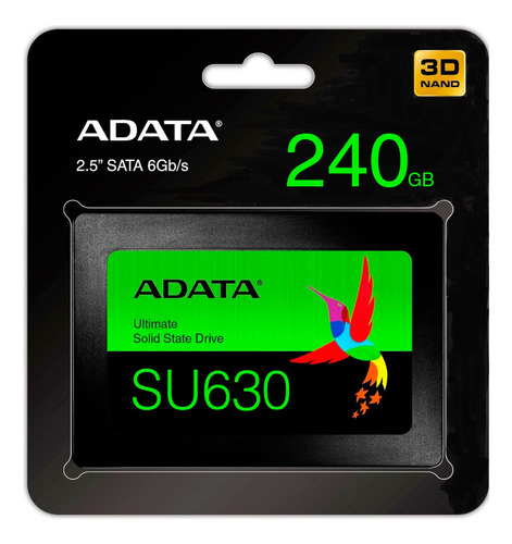 Disco De Estado Solido Ssd 240gb Adata Su630 3d Sata 2.5