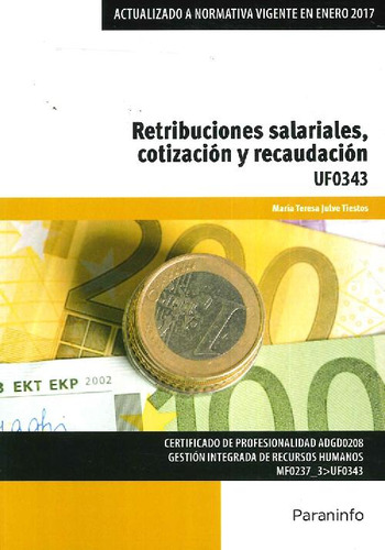 Libro Retribuciones Salariales, Cotización Y Recaudación De