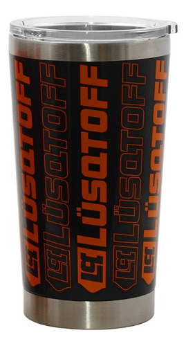 Vaso Térmico Con Tapa 510 Ml Negro Lusqtoff Vtl510-9ng