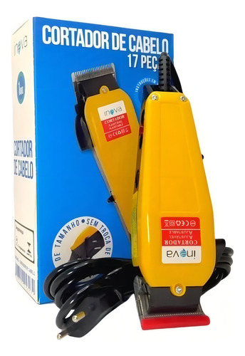 Aparador De Barba Inova Maq662 Cor Amarelo 110v/220v