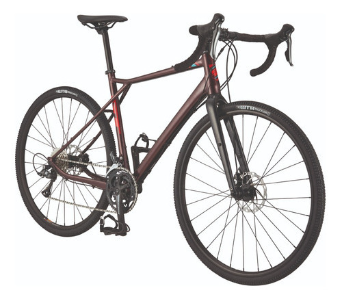 Bicicleta Carretera Gt Grade Elite 28'' 2x8 Gravel Disco Color Bordeaux Tamaño Del Cuadro 55