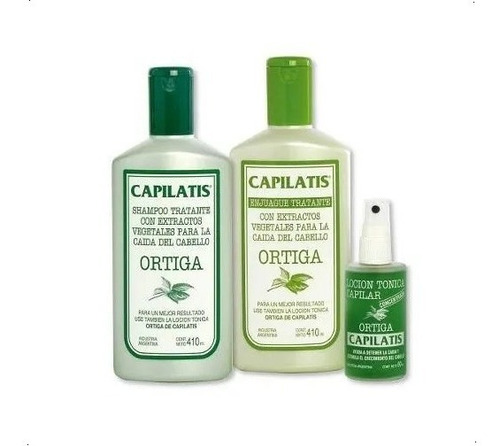 Capilatis Combo Ortiga Anticaída Acond + Shampoo + Loción