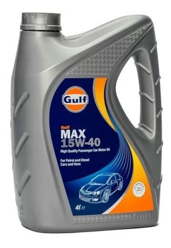 Imagen 1 de 7 de Aceite Gulf Max 15w40 De 4lts Nafta Diesel