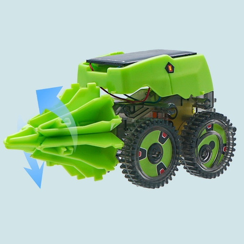 Robot Solar 4 En 1 Radox 870-262 Dinosaurio Insecto Rex Color Verde