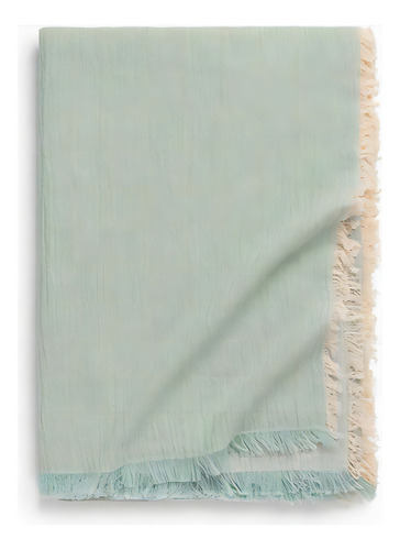 Manta Algodón Layer 120x180 Menta Calma House