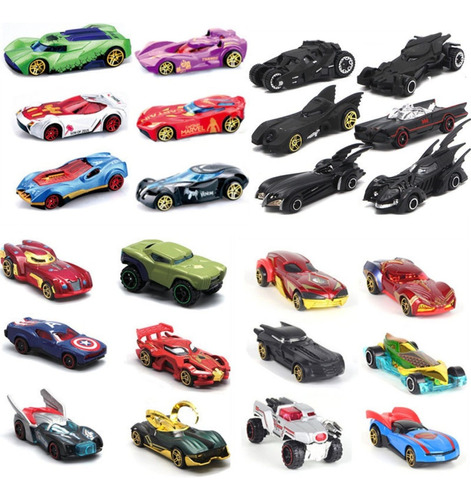 Carrinhos De Ferro Colecionaveis Vingadores Mod: Hot Wheels