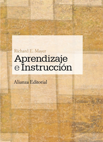 Aprendizaje E Instruccion - Mayer,richard E