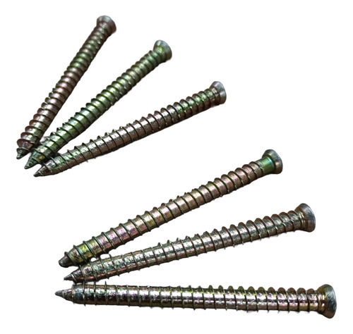 Tornillo Para Hormigon 7,3mm X 80mm X 100 Unidades