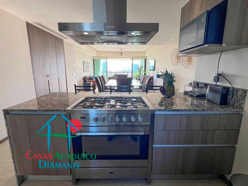 Cad La Isla Java F6. En Condominio De Playa. Terraza Con Vista A Las Albercas