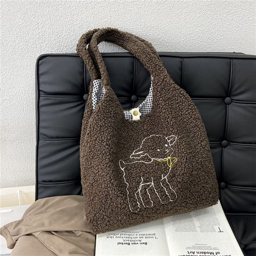 Bolso Casual Para Mujer Canva Shopper Bag, Bolsa De Almacena