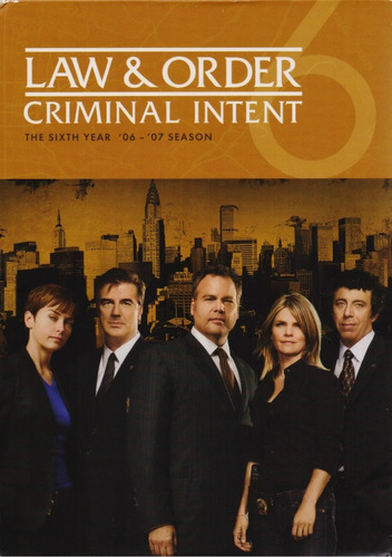 La Ley Y Orden Intento Criminal Temporada 6 Importada Dvd