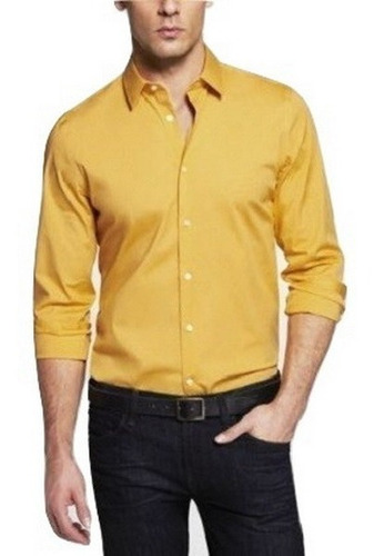 S, M - Camisa Express Amarilla C28ex Ropa Hombre Original