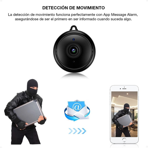 Imagen 7 de 10 de Mini Cámara Inalámbrica 1080p Wifi Visión Nocturna - Otec