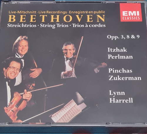 Cds Beethoven String Trios 2 Cds Fat Box Imp Alemania 1992 