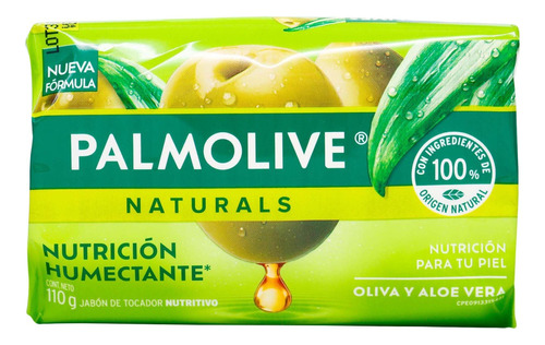 Jabón Palmolive Oliva Y Aloe Vera Nutrición Humectante 110g