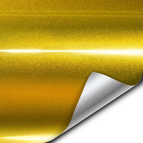 Xpo Película De Vinilo Dorado Brillante Coche (1 Pie X...
