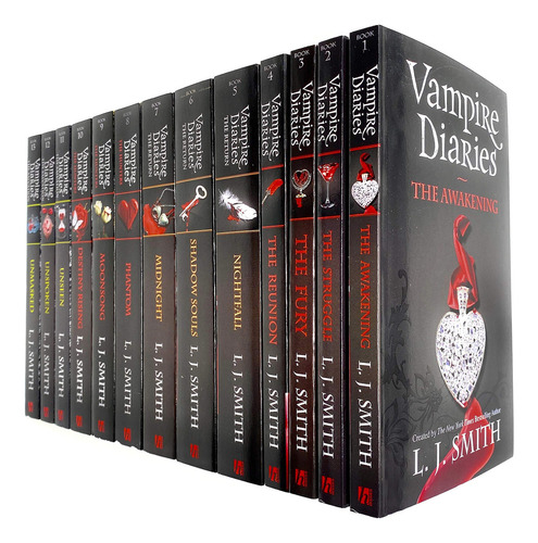 Vampire Diaries Complete Collection 13 Books Set By L. J. Smith (the Awakening, The Return, The Hunters & The Salvation), De L. J. Smith., Tapa Blanda En Inglés